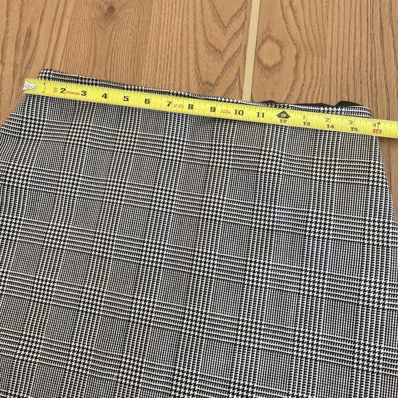 Ralph Lauren Collection Purple Label Prince of Wales Check Wool Short Skirt 12 L - Picture 8 of 10